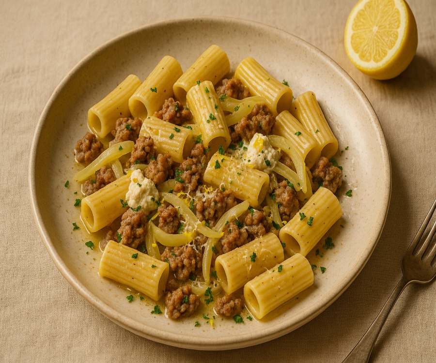  Salsiccia Pasta with Fennel, Lemon & Ricotta